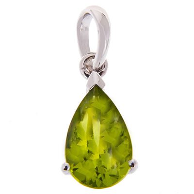 Peridot Pear Pendant