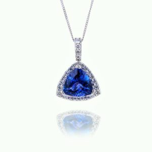 Tanzanite & Diamond Pendant