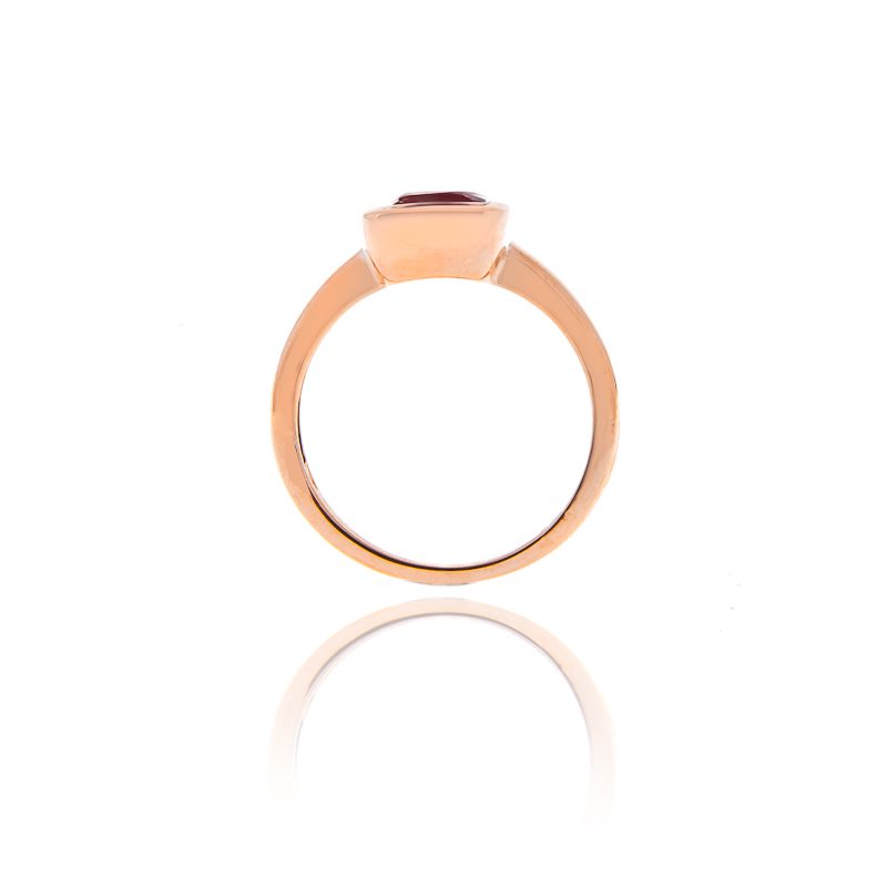 18ct Rose Gold Pink Tourmaline Ring - Image 2