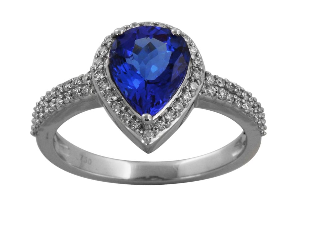 Tanzanite Diamond Ring