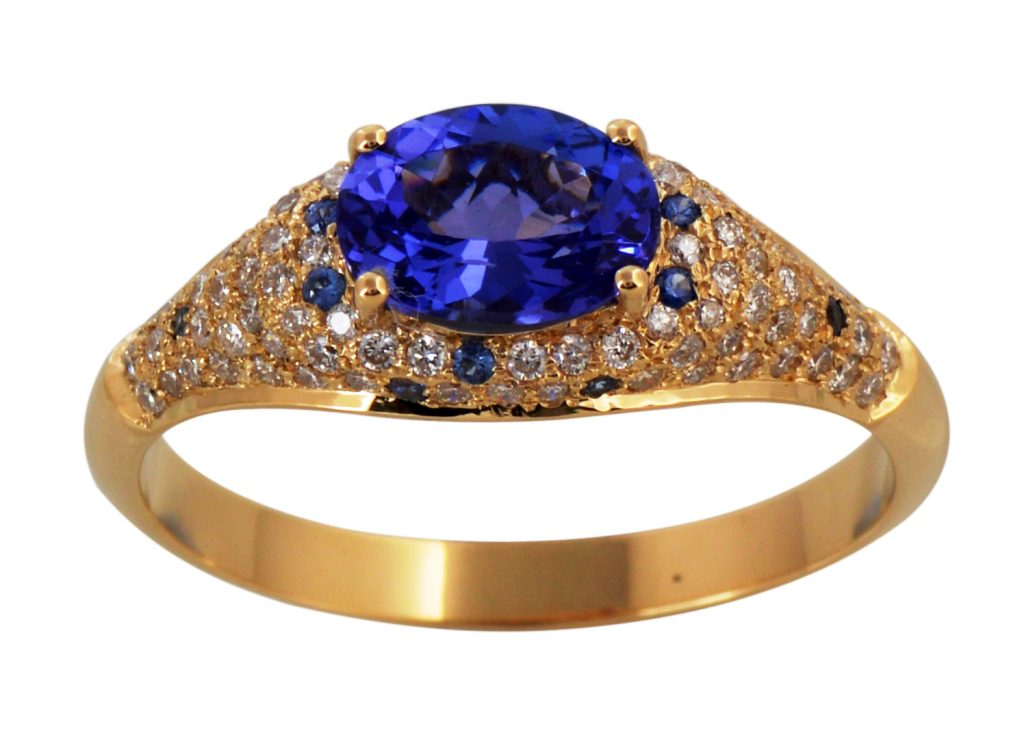 Tanzanite Diamond Ring