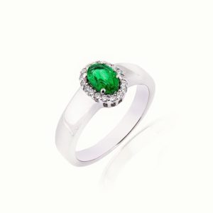 Emerald Diamond Ring