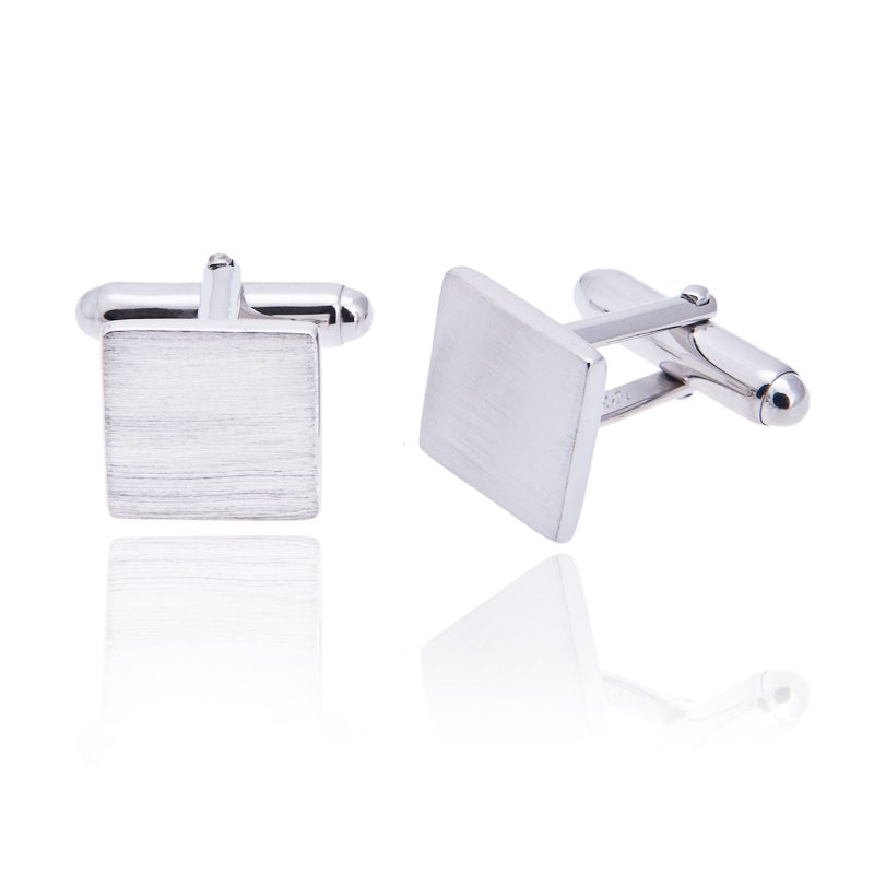 Silver Square Cufflinks